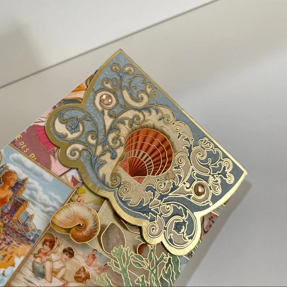 NWOT Vintage Beach glam notepad